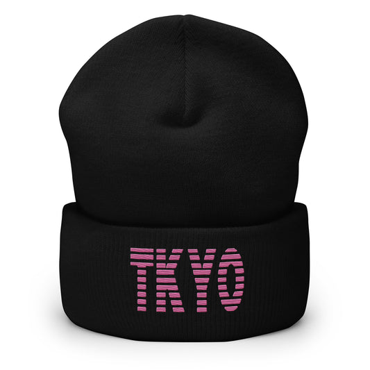 TKYO Pink Text Beanie